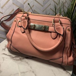 Pink shoulder bag